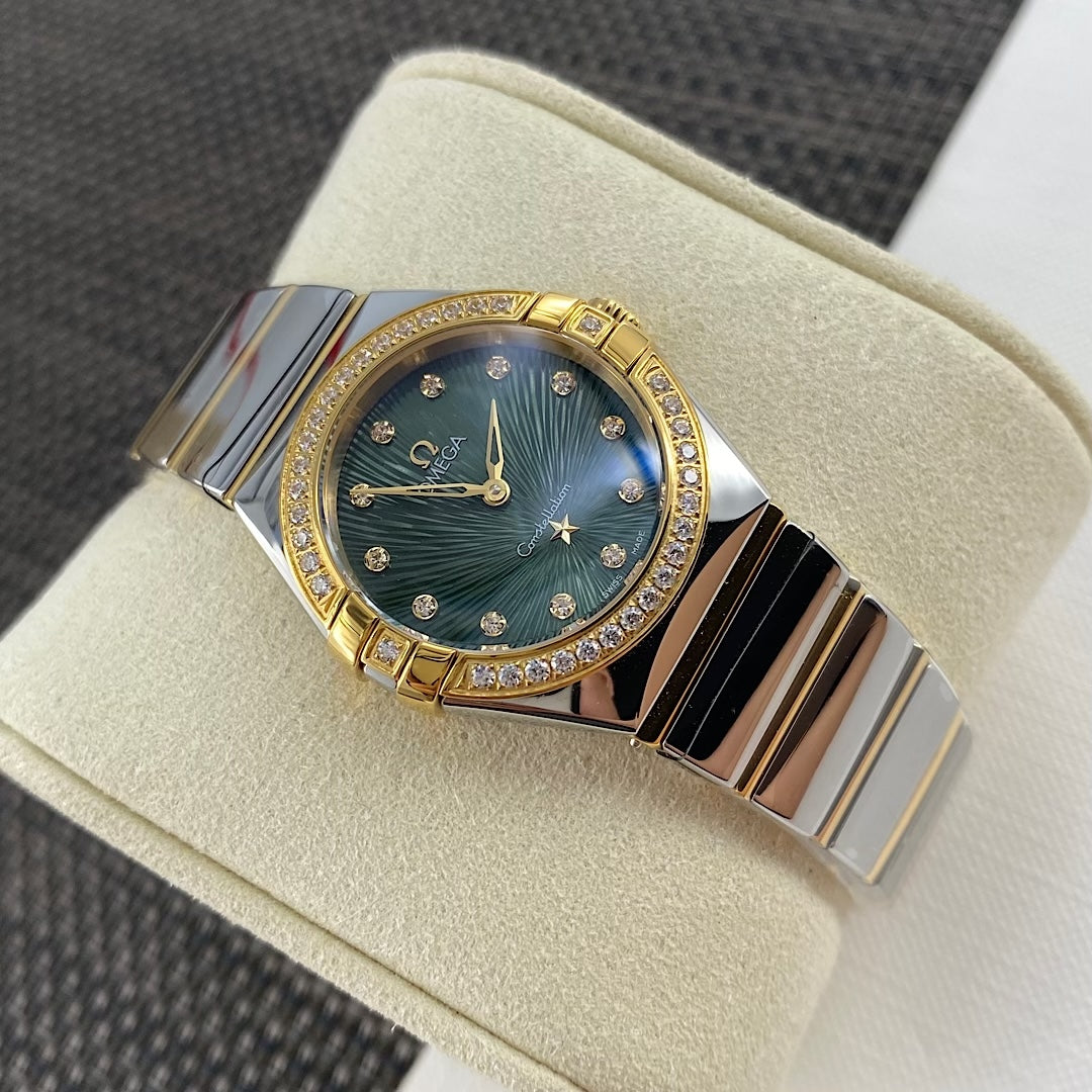 Omega Constellation Moonshine-Tone Diamonds 27mm Watch