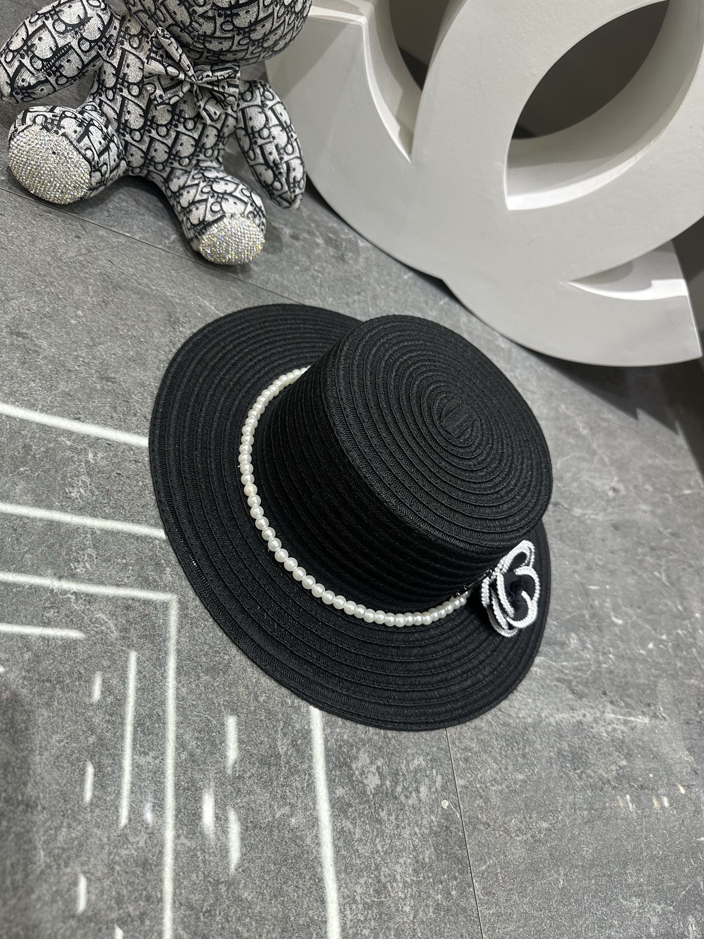 Chanel Straw Hat With Flower 262141