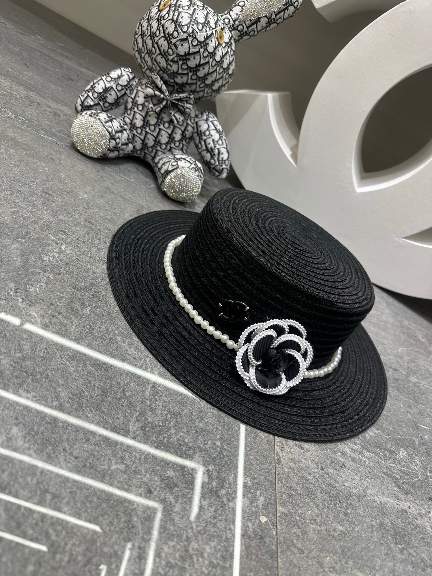 Chanel Straw Hat With Flower 262141