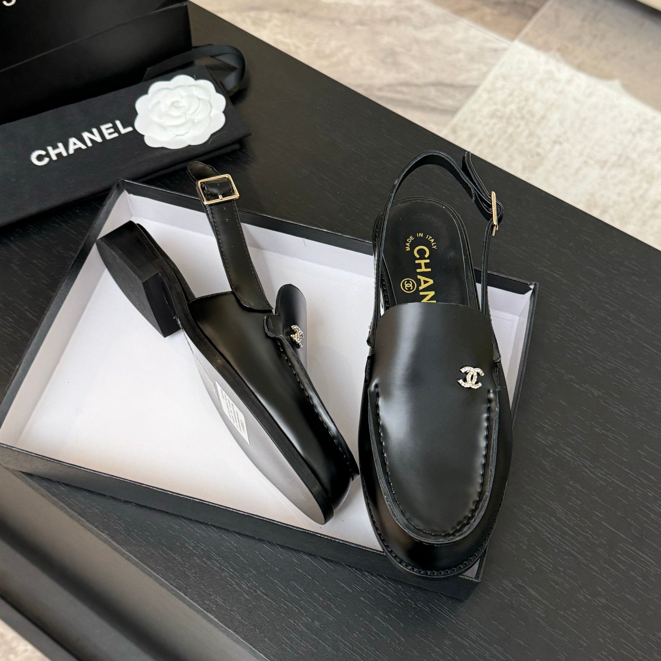 CC 25C Slingback Loafer Patent Leather