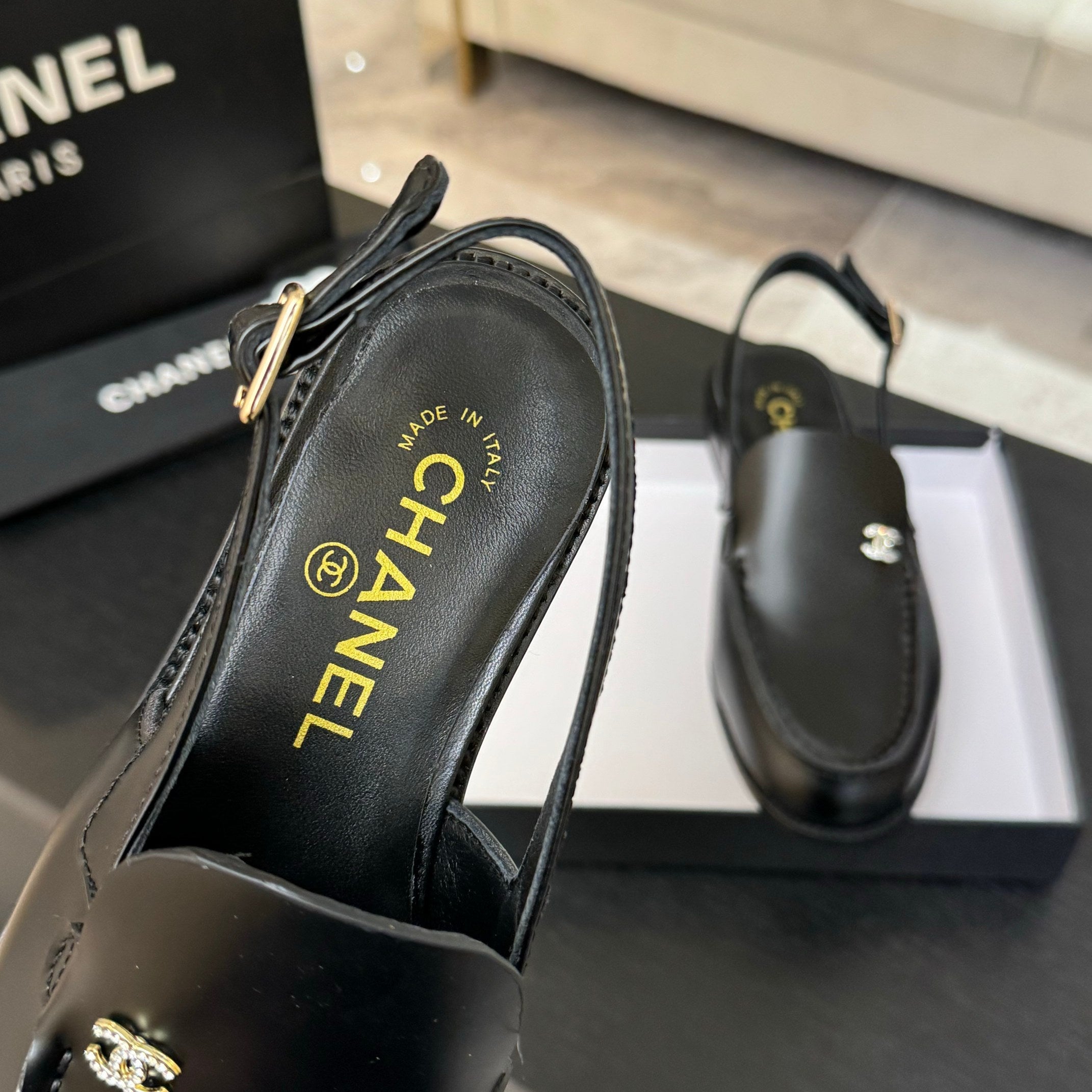 CC 25C Slingback Loafer Patent Leather