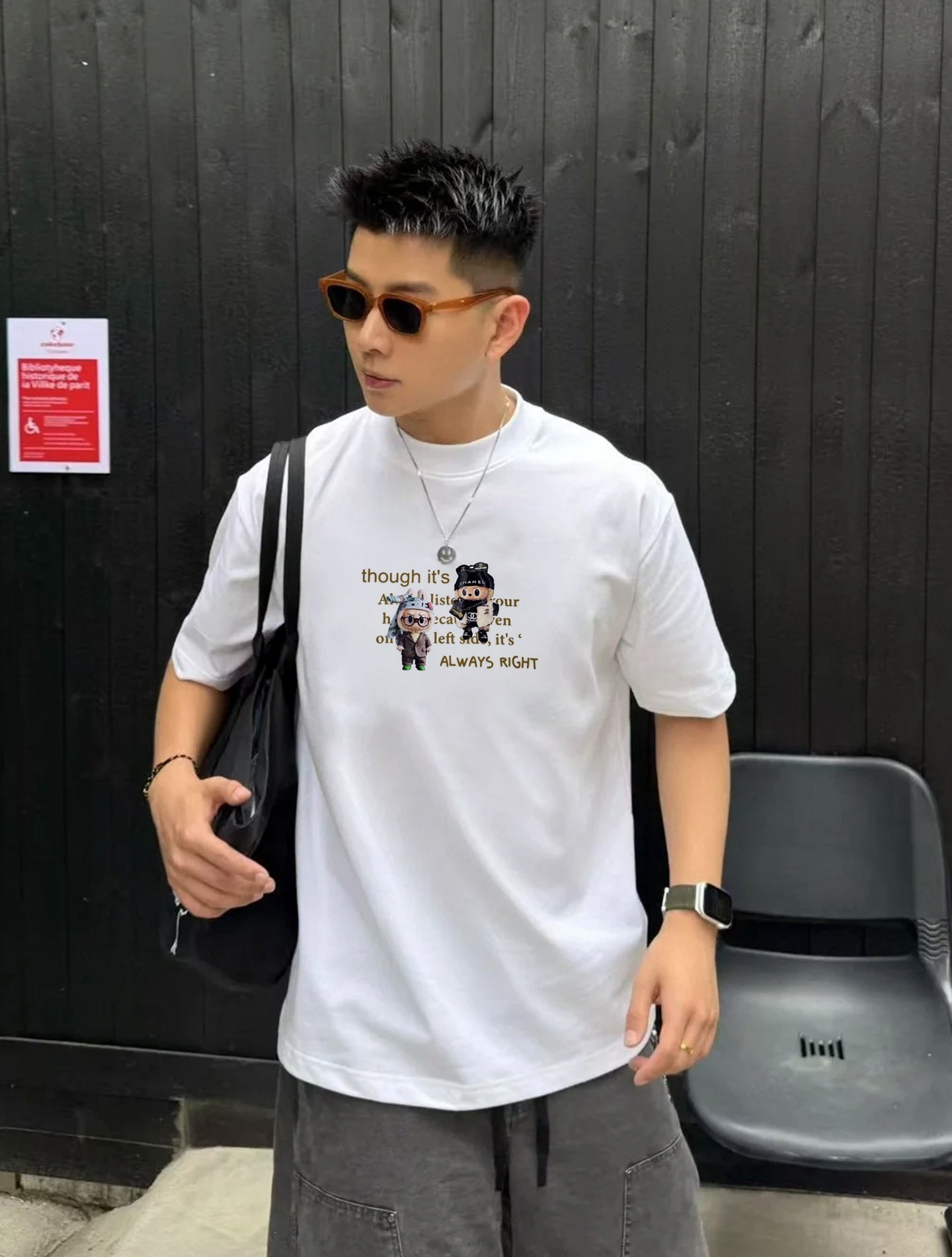 CC 2026 Labubu Short-Sleeve T-Shirt Cotton 370216