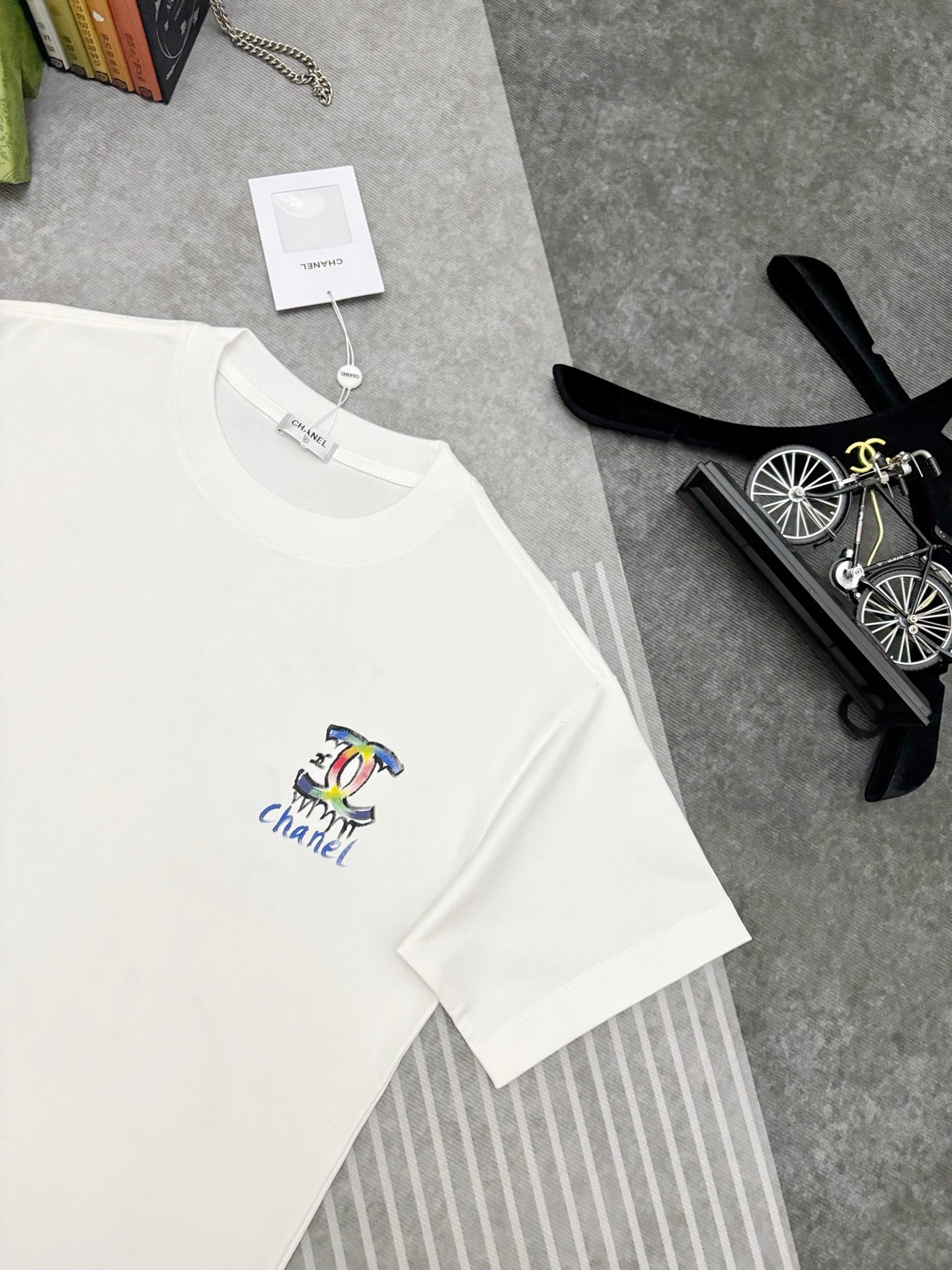 CC 2026 Short-Sleeve T-Shirt Rainbow Graffiti Cotton 431014