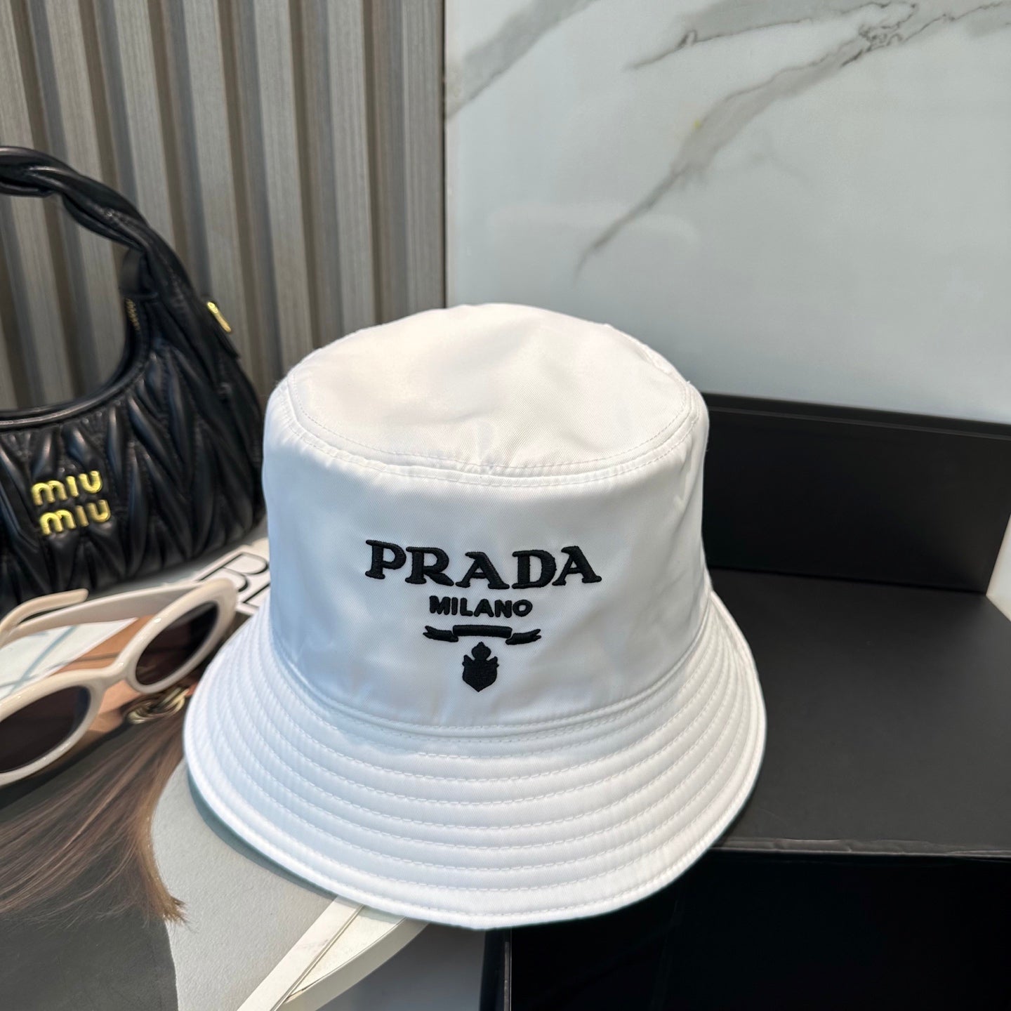 Prada Bucket Hat Cotton 380964