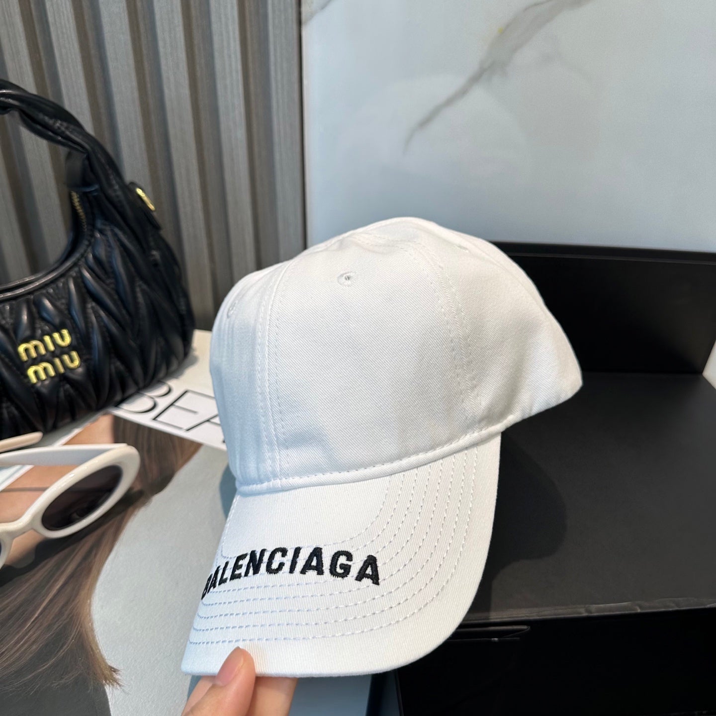 Balenciaga Baseball Cap Cotton 323769