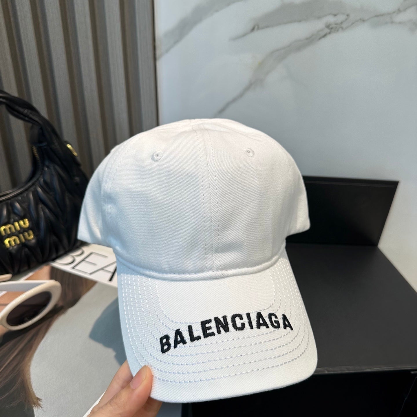 Balenciaga Baseball Cap Cotton 323769