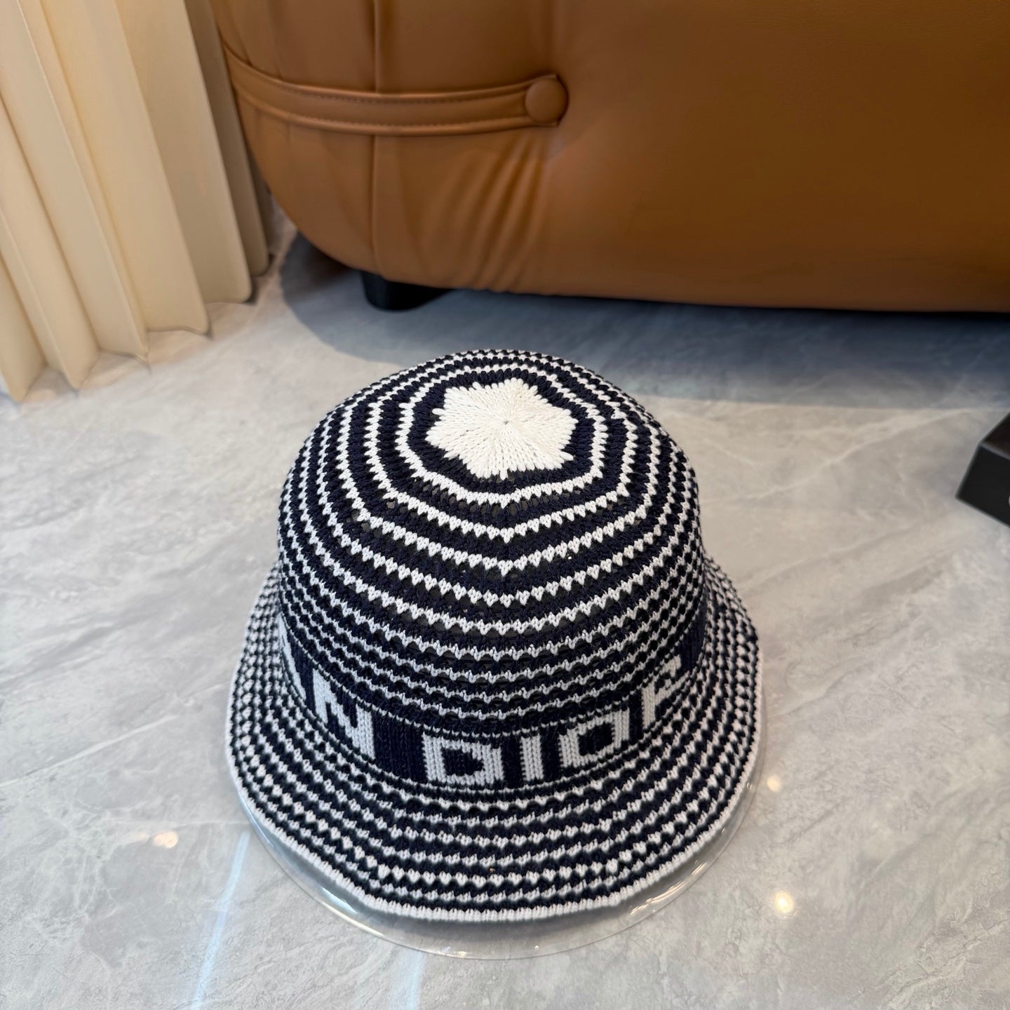 Dior Striped Bucket Hat Wool 280840
