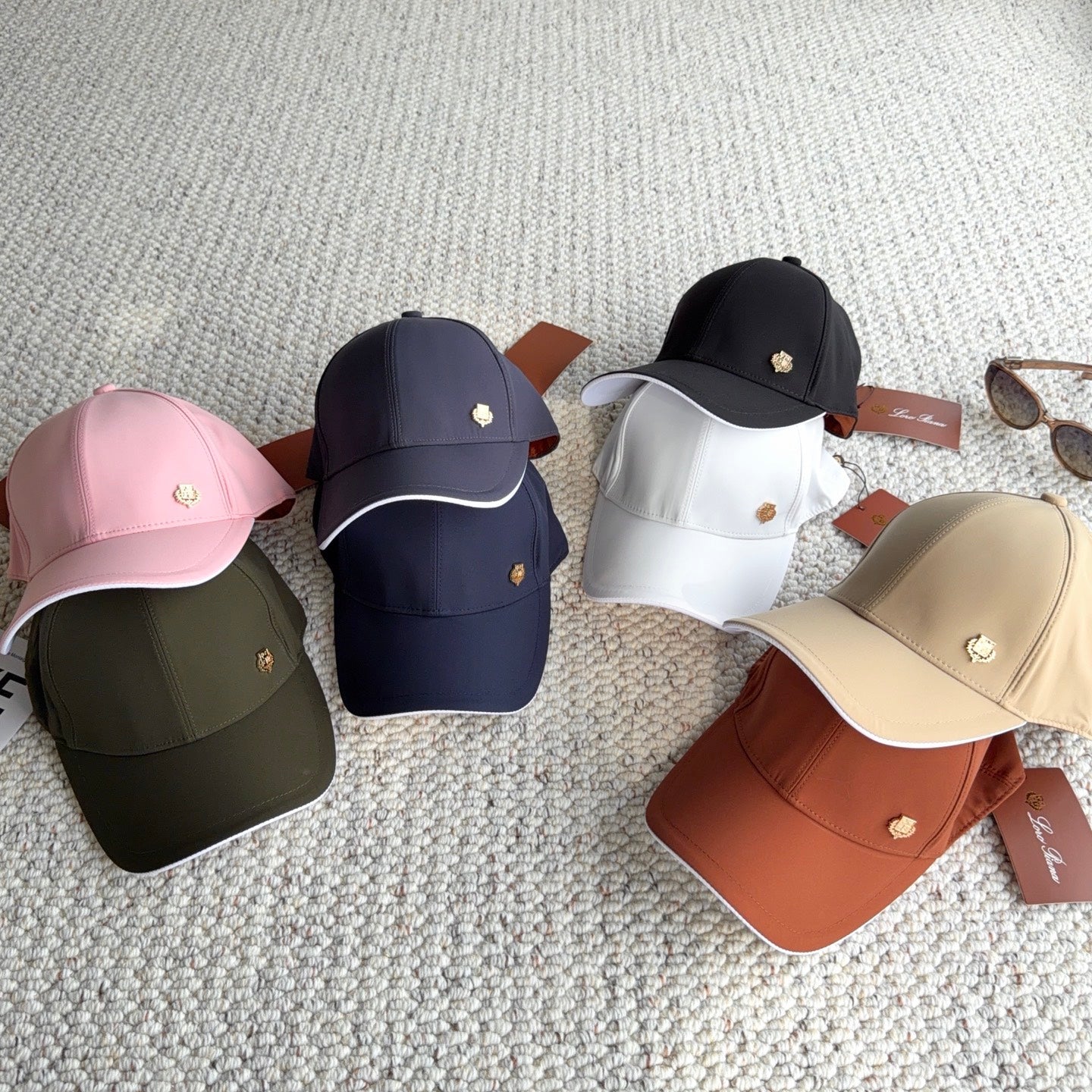 Loro Piana Baseball Cap with Metal Logo 425743