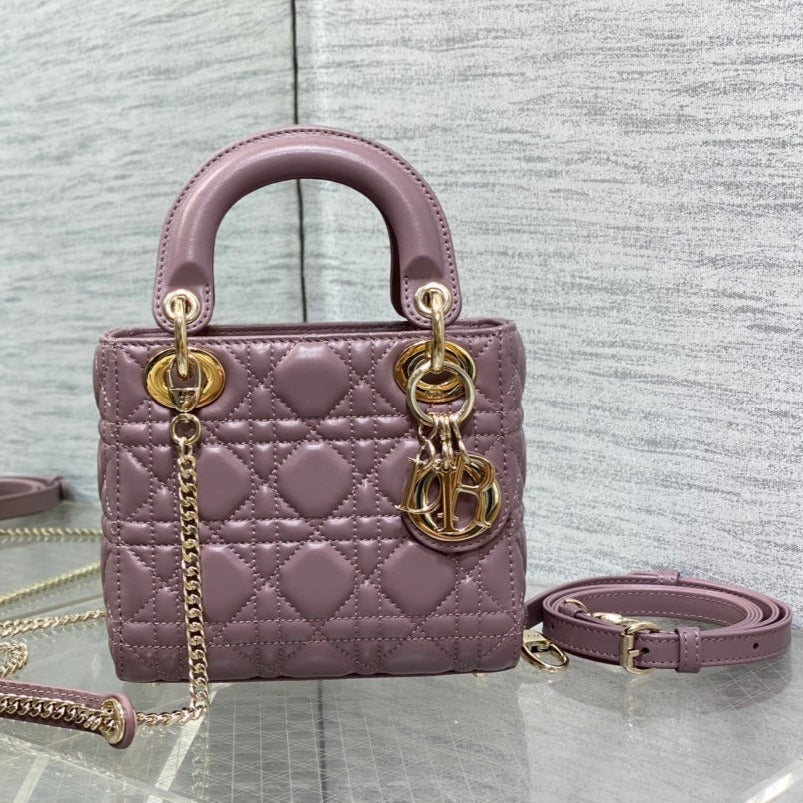 mini lady 17 lambskin