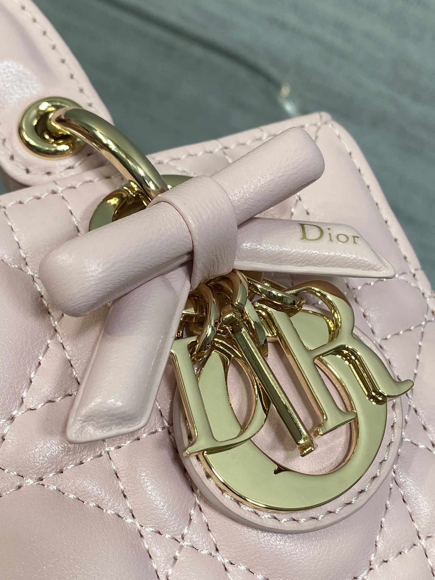 Dior 2026 Bow D-Joy Micro Bag Pink Lambskin