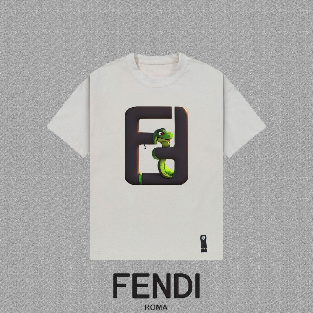 Fendi 2026 Men's Short-Sleeve T-Shirt Cotton 806090