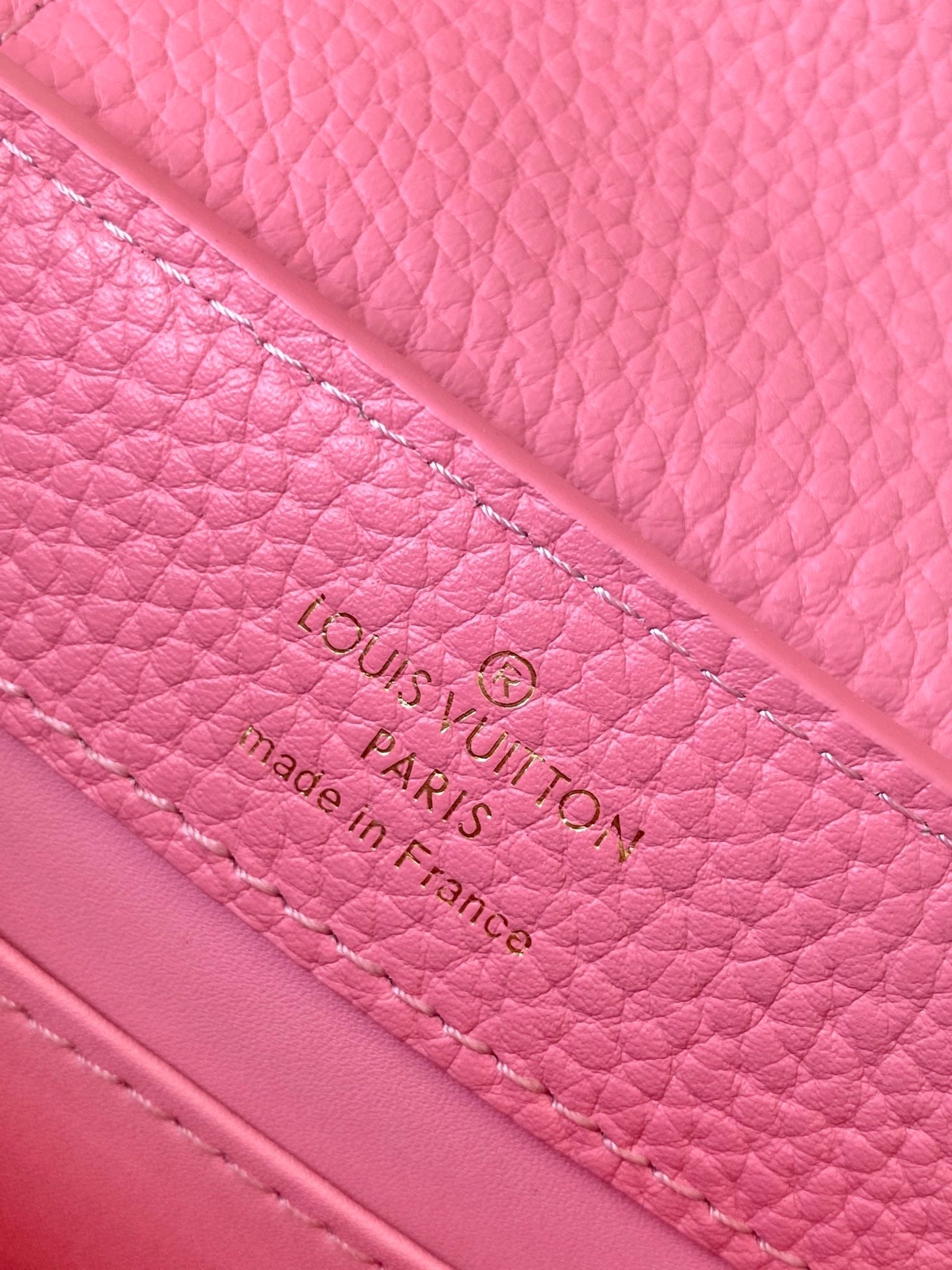 Capucines BB 21 cm Bag Pink Taurillon leather 251680