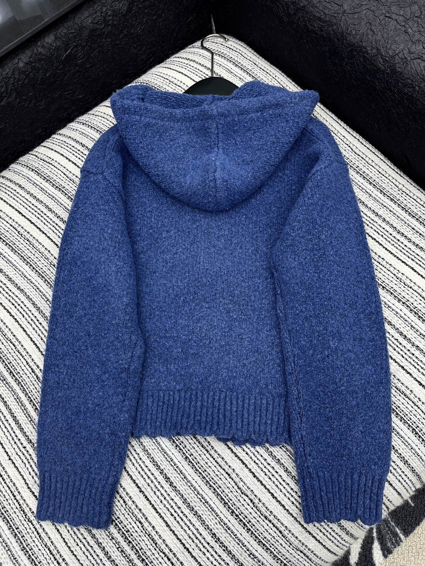 CC 2025 Hooded Jacket Blue Wool 325888