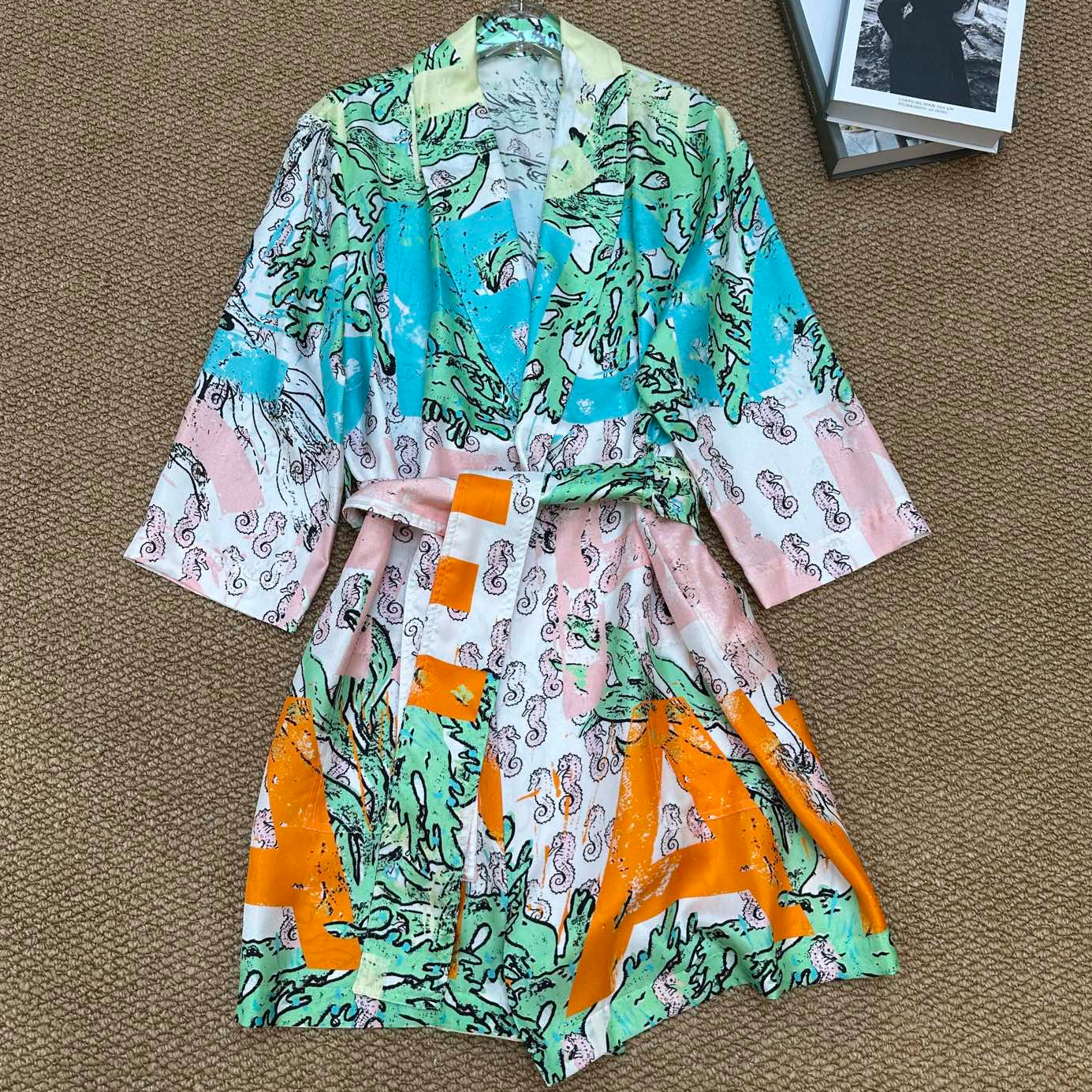 Chanel 2026 Pattern Bathrobe Silk 401670
