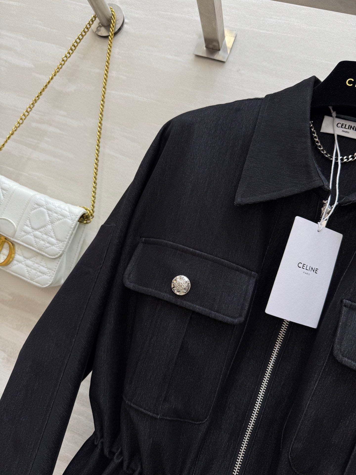 Celine 25 Drawstring Jacket Polyester 298413