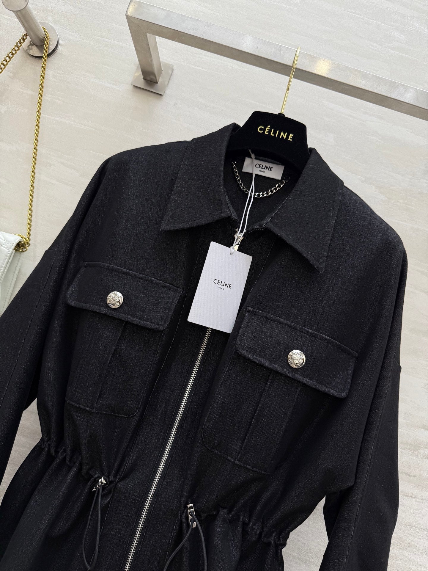 Celine 25 Drawstring Jacket Polyester 298413