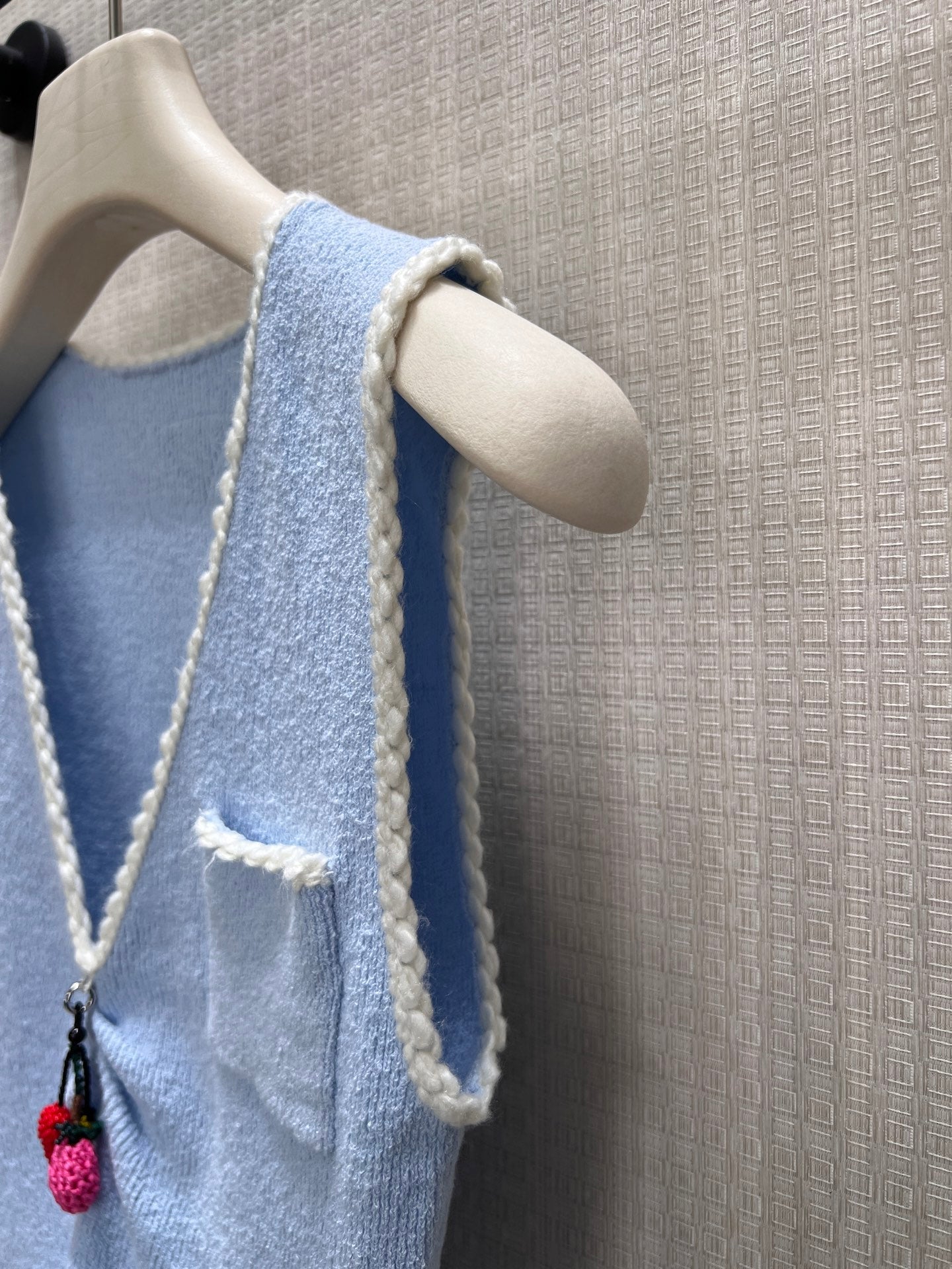 Prada 2026 Tank Top Blue Cotton 400577