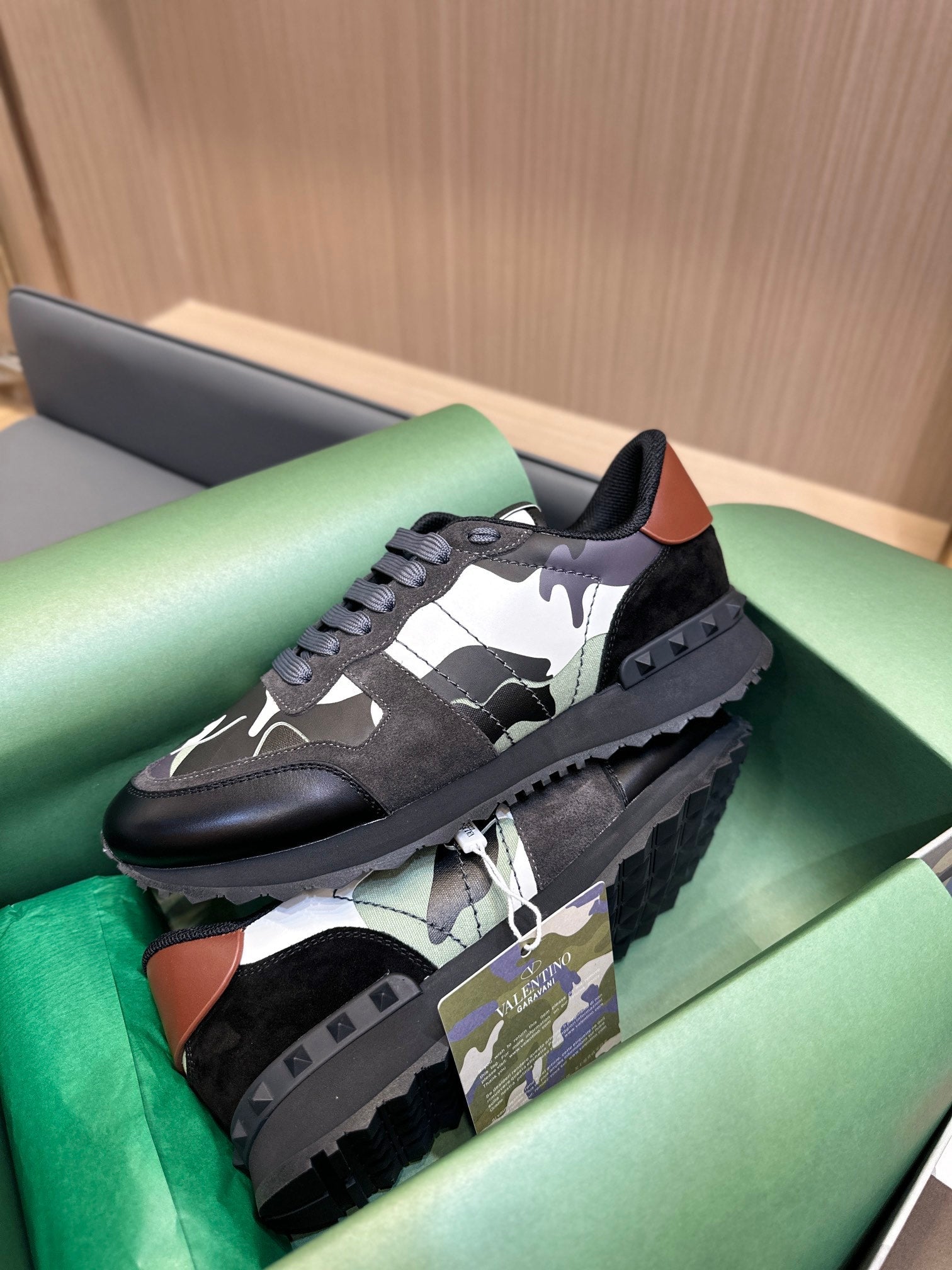 VT 25 Rockrunner Sneaker Camouflage  Sheepskin 349043