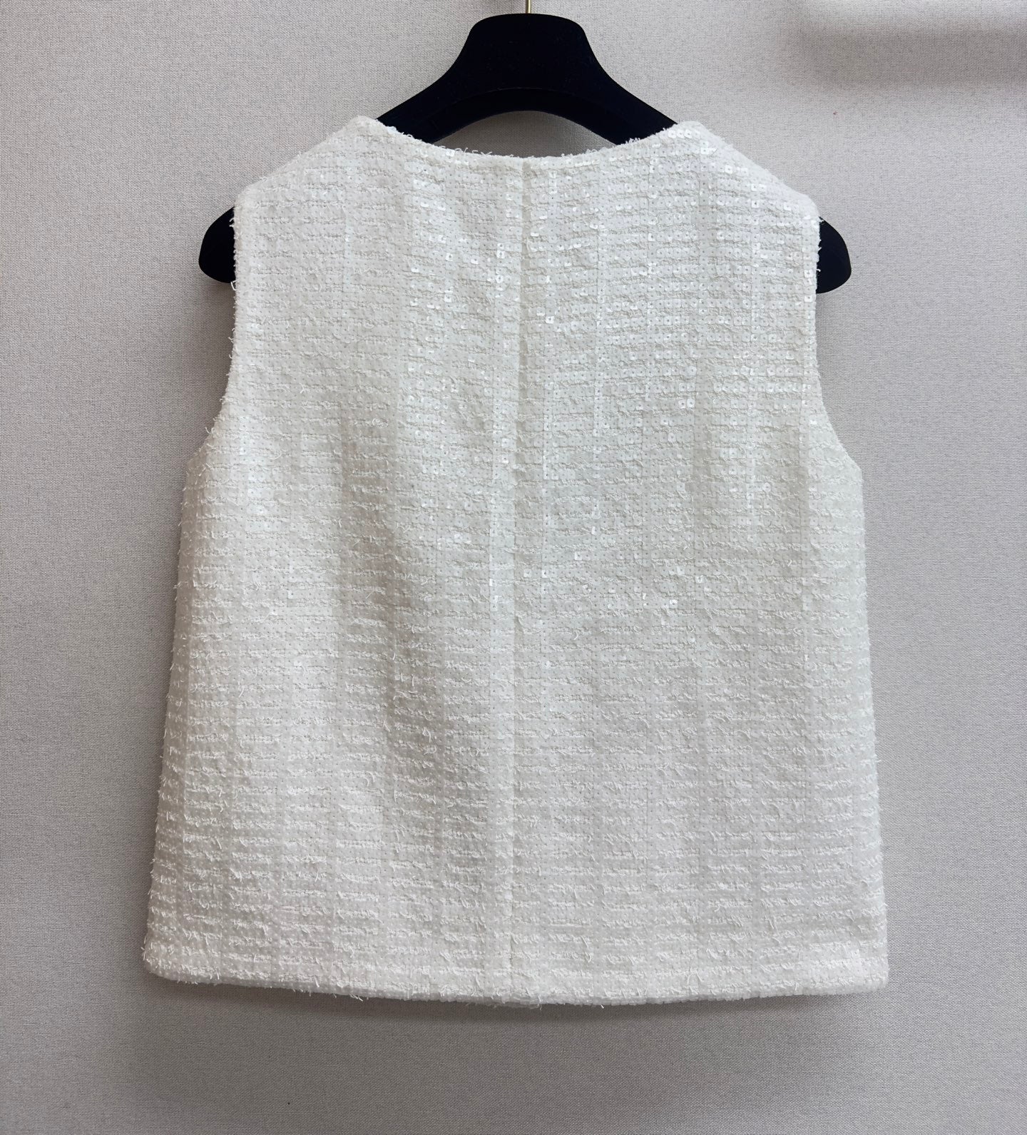 Chanel Princess Vest White Cotton 232717
