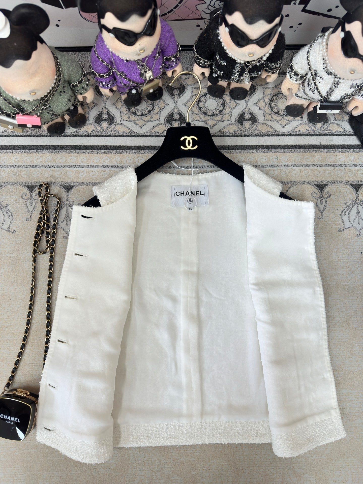 Chanel Princess Vest White Cotton 232717