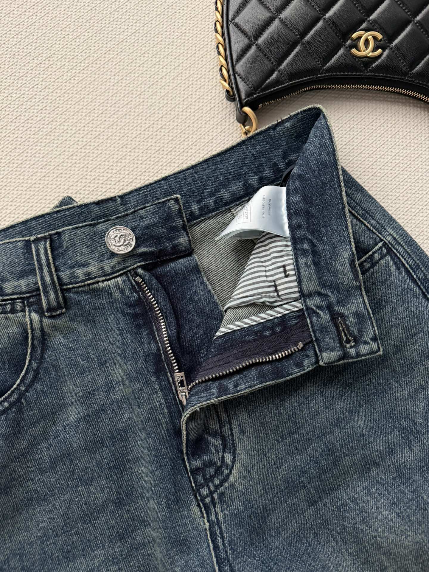 Chanel 2026 Denim Pant Blue Cotton 363711