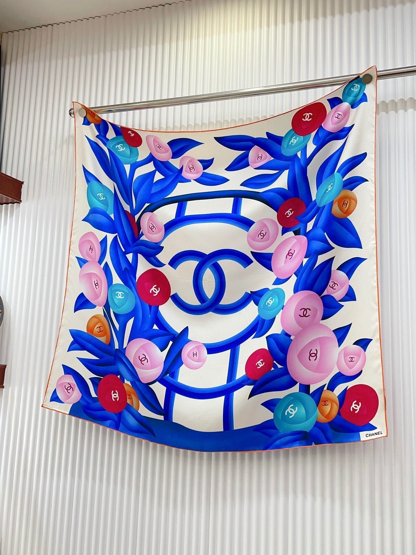 CC Square Scarf 90 CM In Colorful Silk Twill 193820