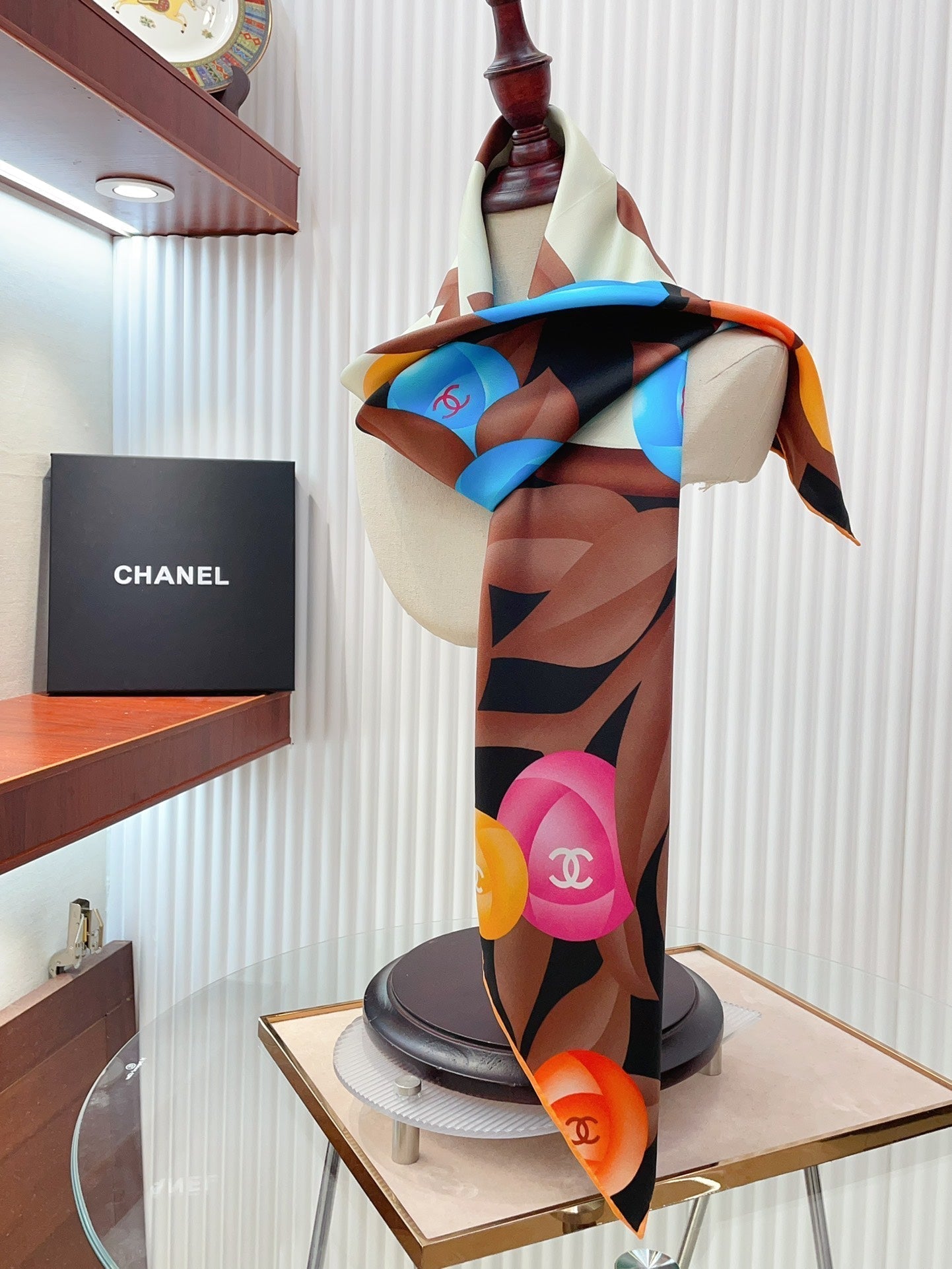 CC Square Scarf 90 CM In Colorful Silk Twill 193821