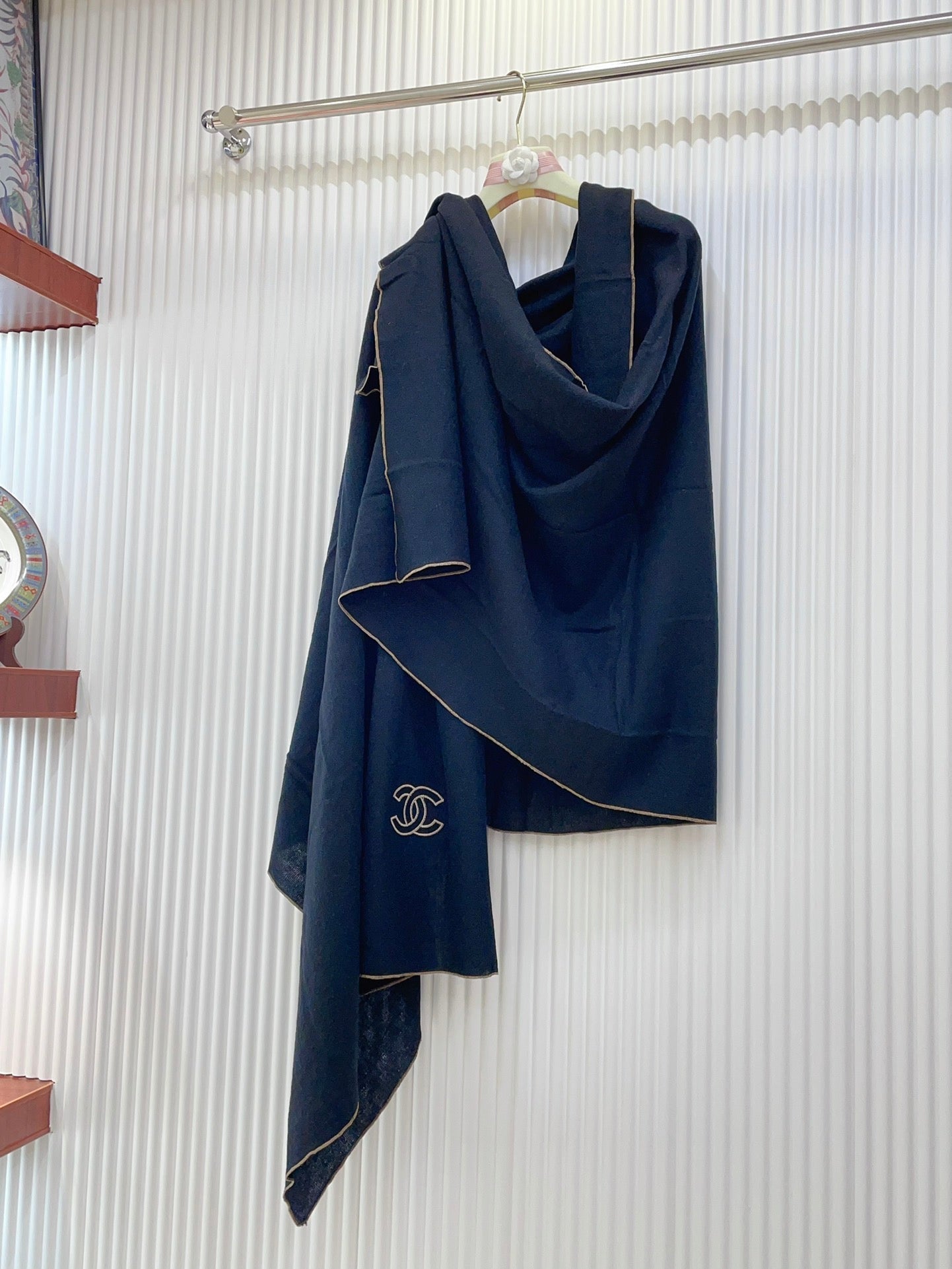 CC Scarf 200 CM In Black Cashmere 296704