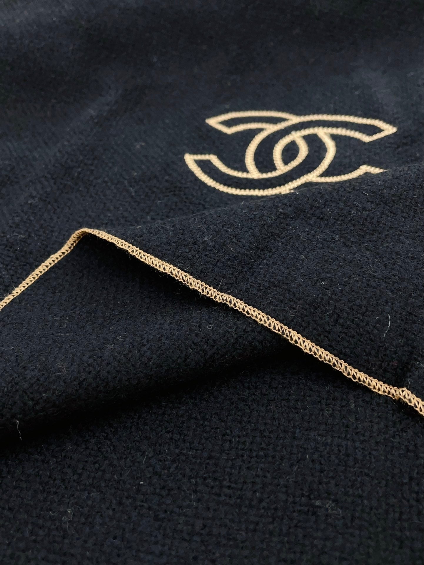 CC Scarf 200 CM In Black Cashmere 296704