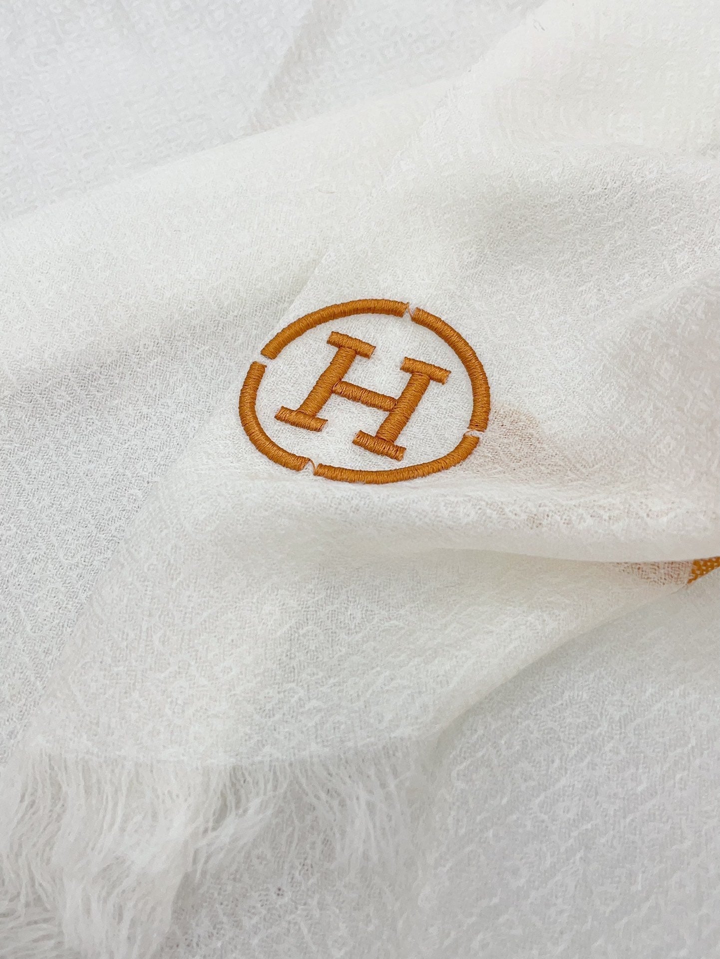 SCARF 180 CM IN WHITE CASHMERE 388147