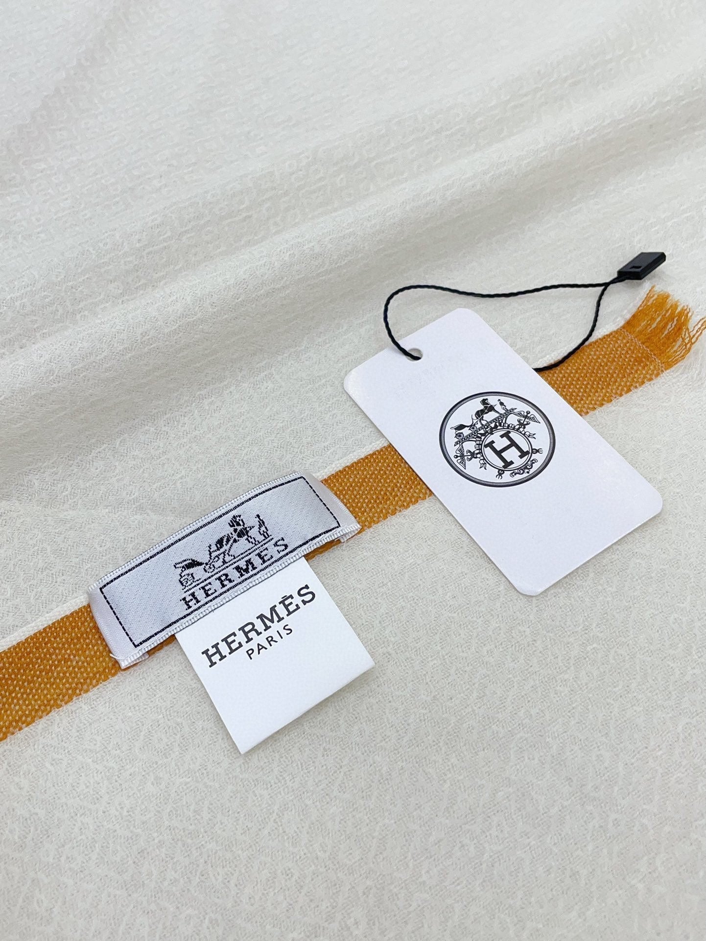 SCARF 180 CM IN WHITE CASHMERE 388147