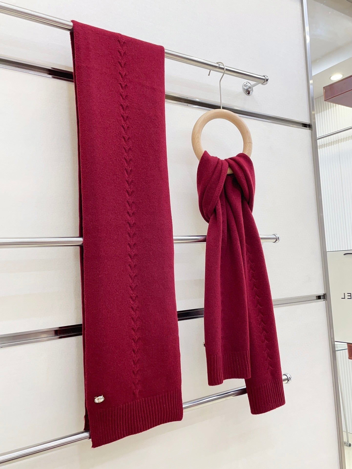 CC Scarf 180 CM In Red Wool 398266