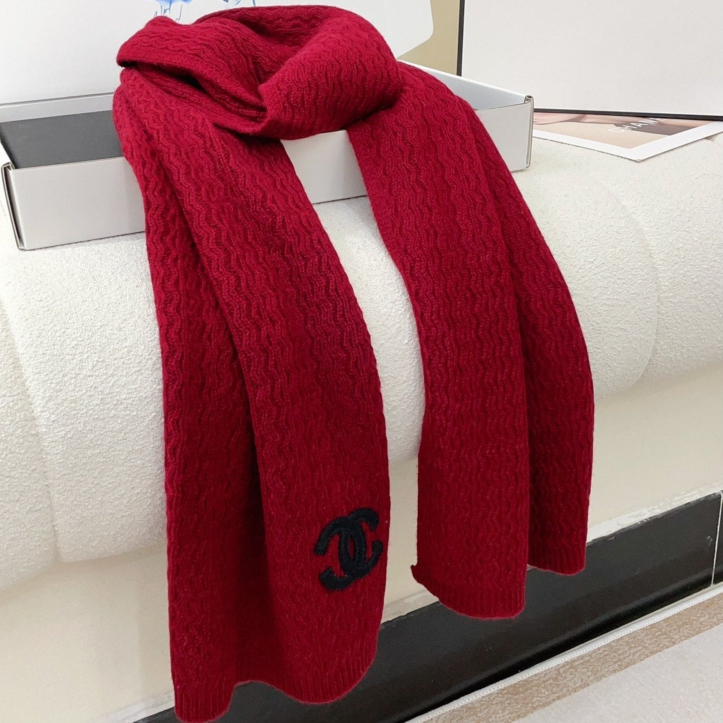 CC Scarf 180 CM In Red Wool 413762