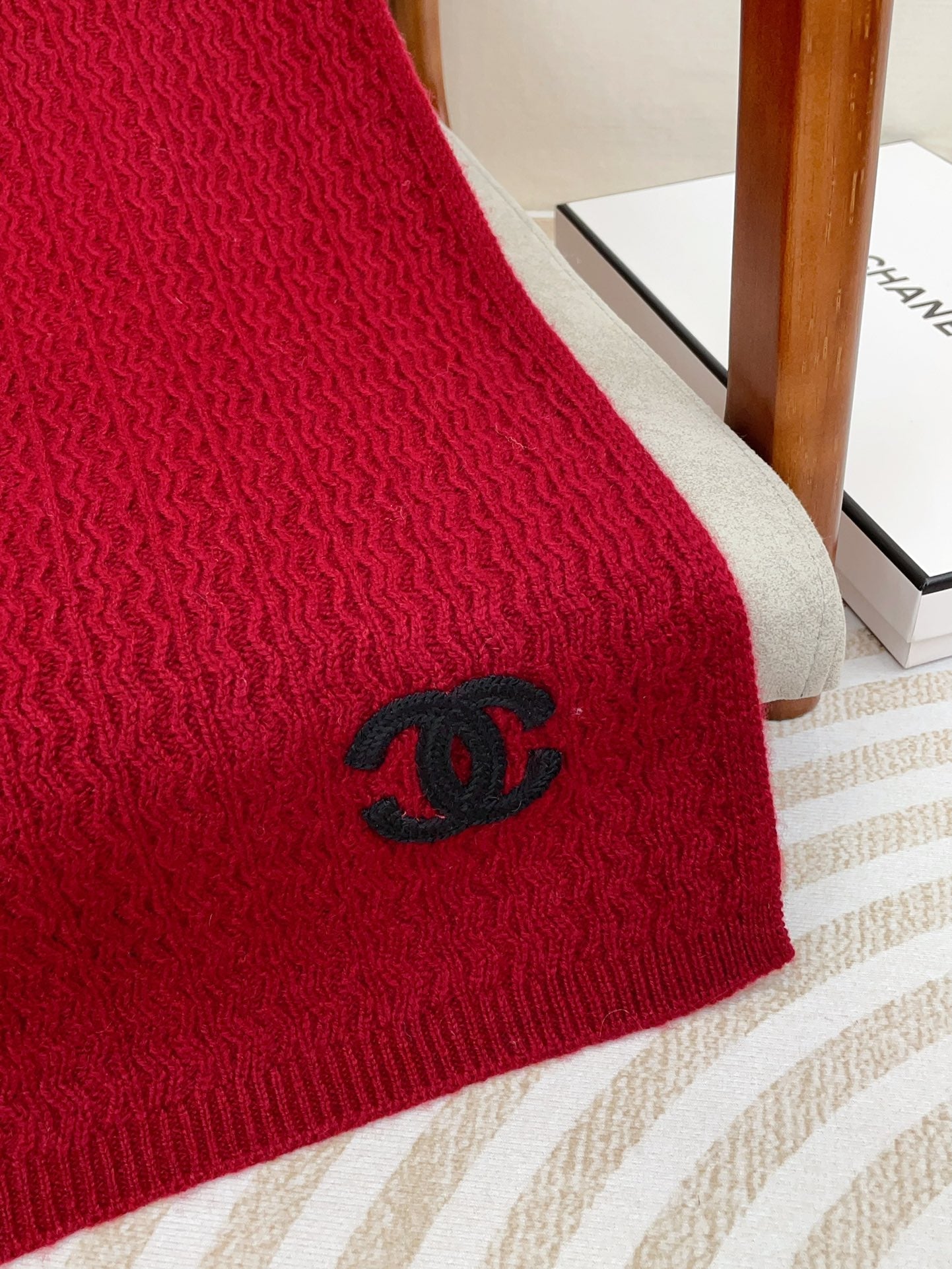 CC Scarf 180 CM In Red Wool 413762