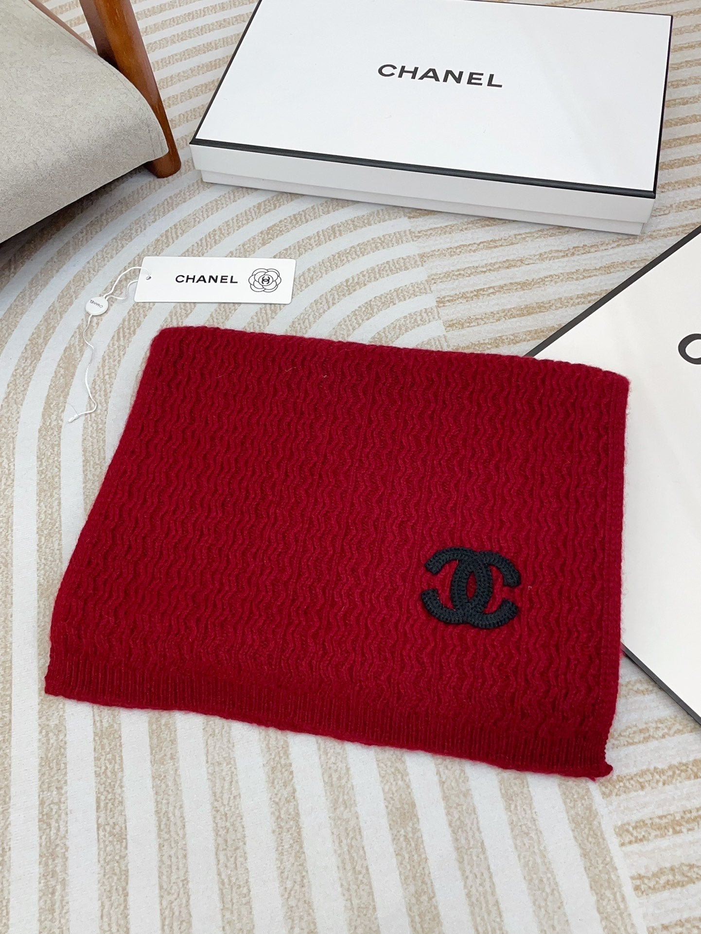 CC Scarf 180 CM In Red Wool 413762
