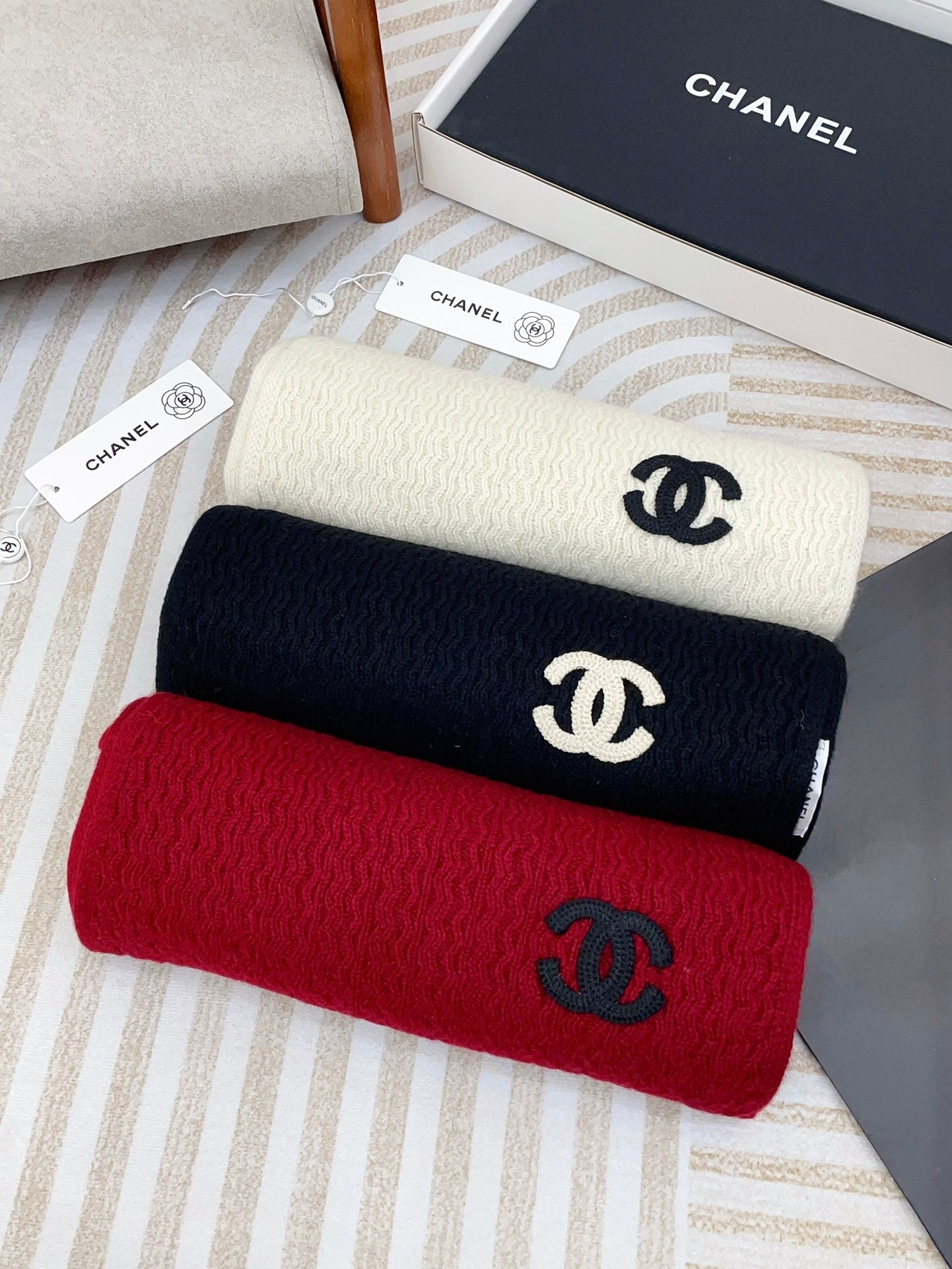 CC Scarf 180 CM In Red Wool 413762