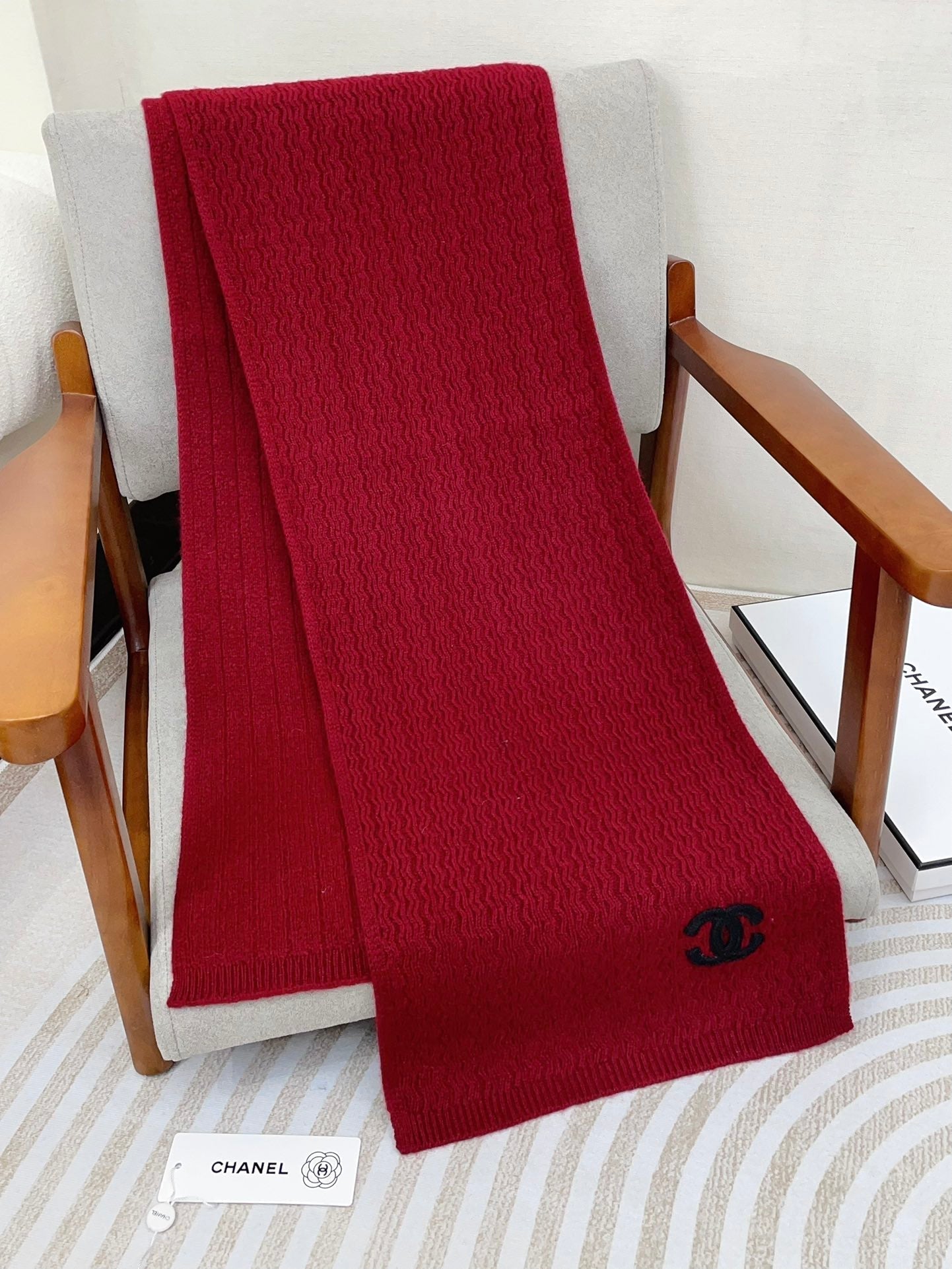 CC Scarf 180 CM In Red Wool 413762
