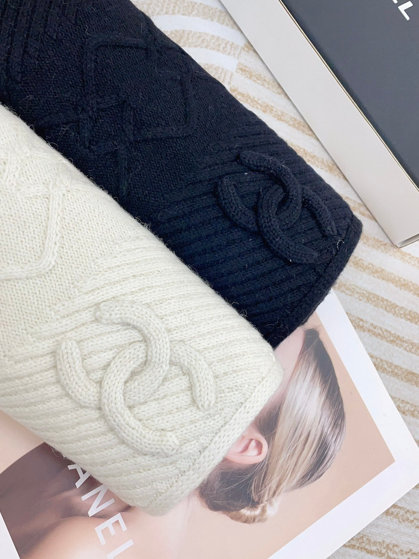 CC Scarf 180 CM In White Wool 422765