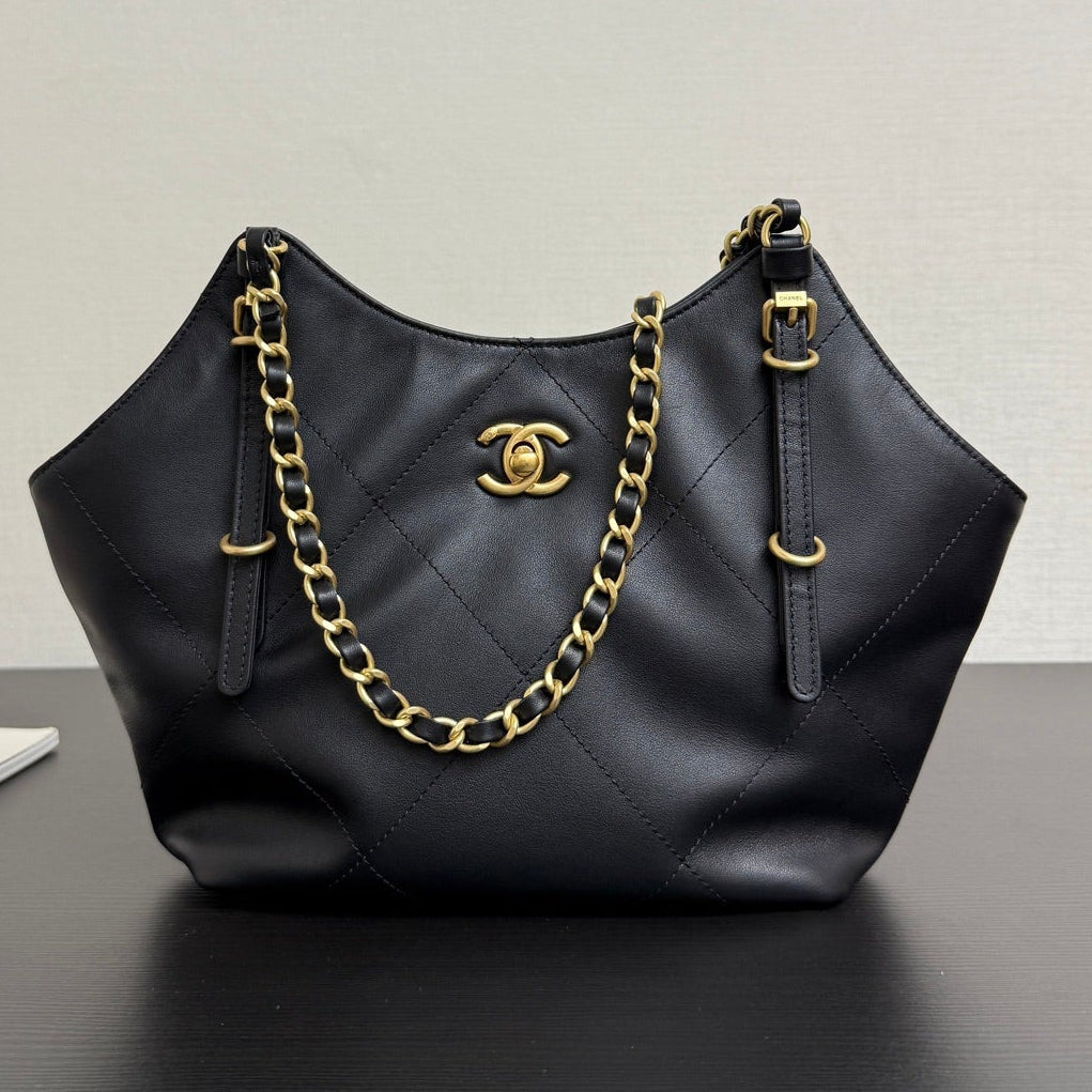 Chanel 2026 Maxi Coco Shopping Tote Bag 30cm Calfskin