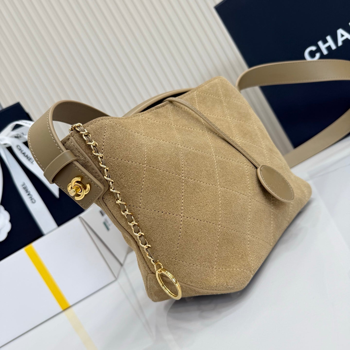 Chanel 2026 Bag 26cm Suede Leather 156914
