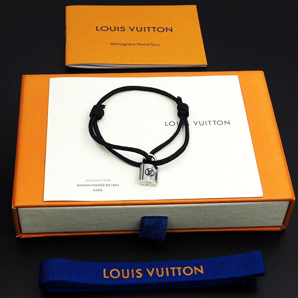 Silver Lockit Bracelet Dark Green
