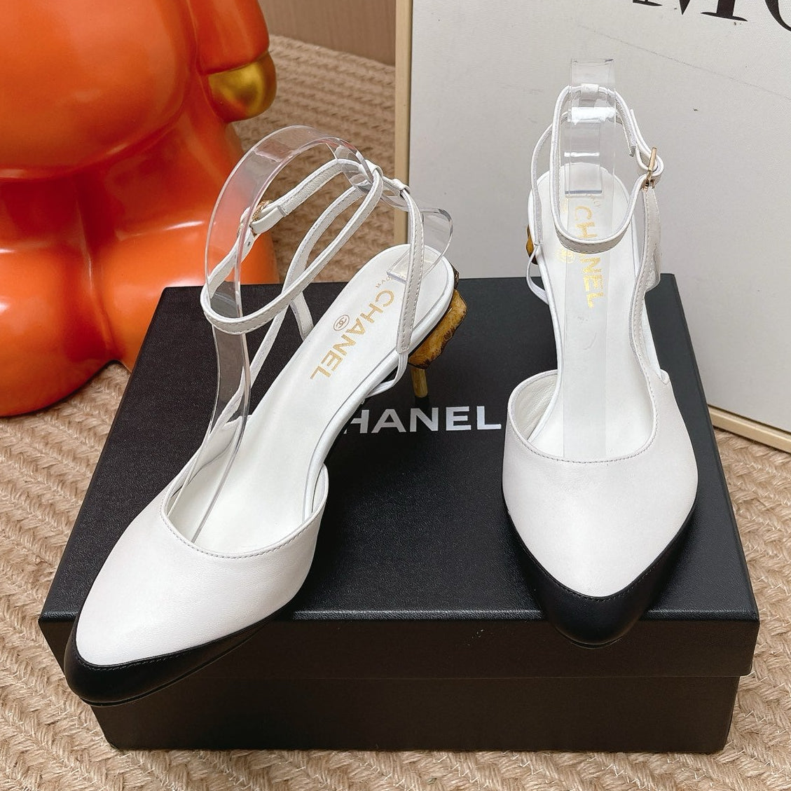 Chanel 2026 Mushroom-heeled Slingback 70mm Lambskin 855283