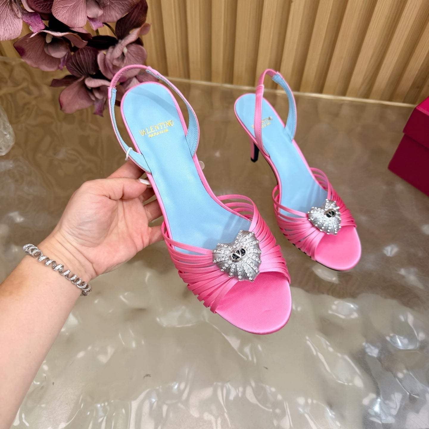 Valentino 2026 Garavani Coeur Royal 80mm Sandals 853006