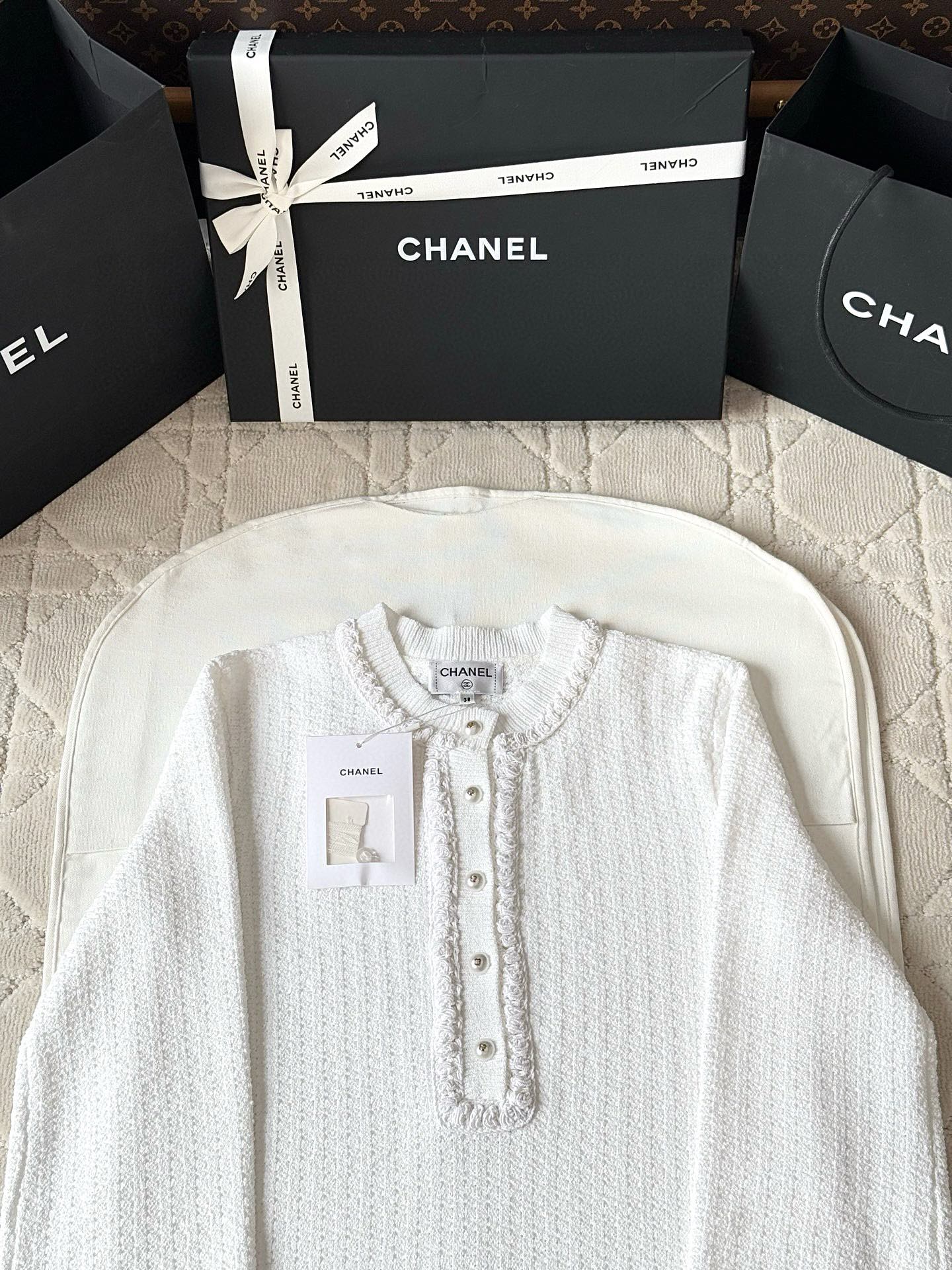 CC 25 Pearl Mesh Top White Wool 237299