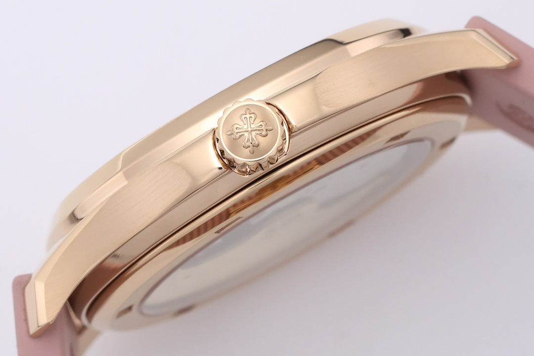 Patek Philippe Aquanaut Luce 35.6mm Rose Gold Case Pink Rubber Strap