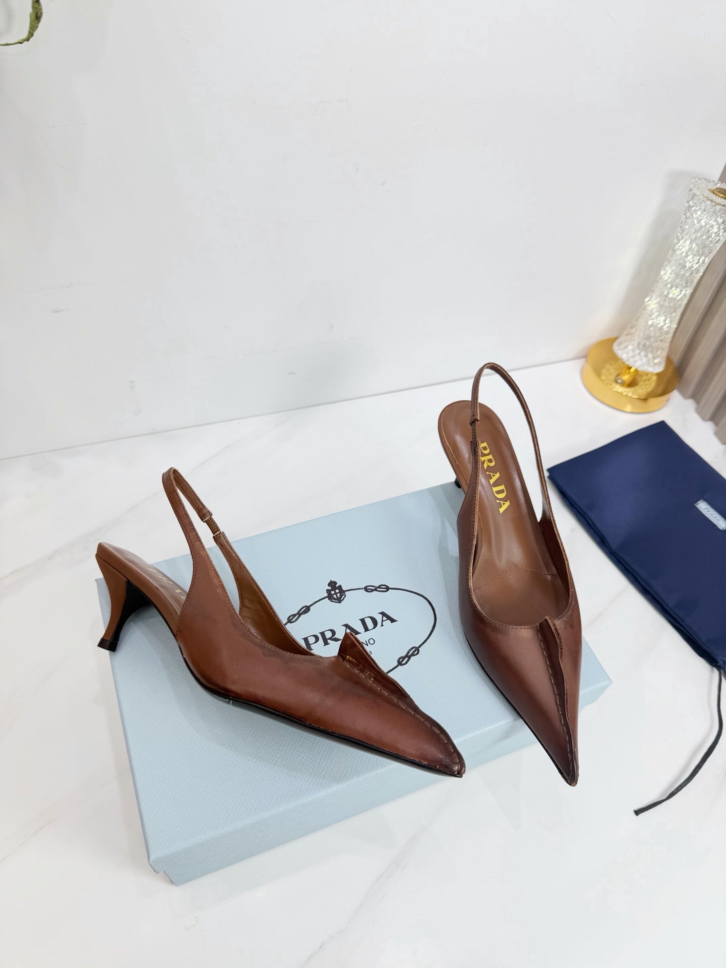 PRA 26SS Slingback 55 Brown Cowhide 592413