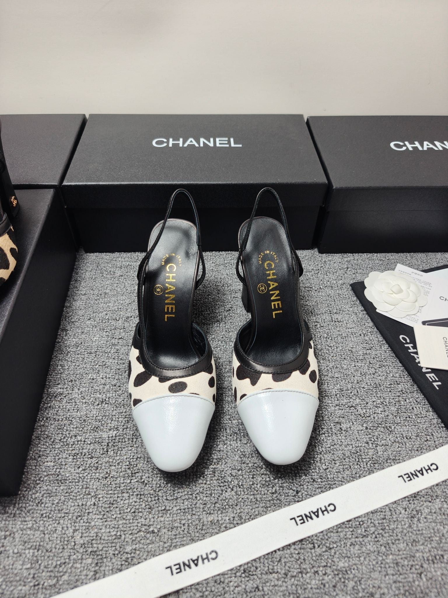 Chanel 2026 Slingback Horsehair Sheepskin 856006