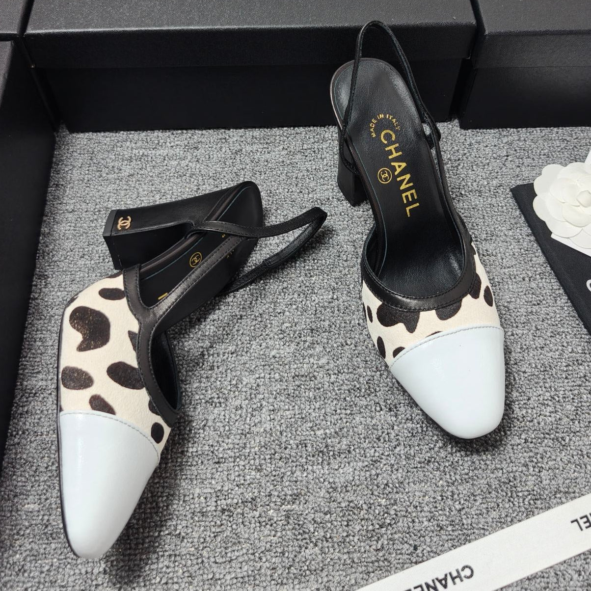 Chanel 2026 Slingback Horsehair Sheepskin 856006