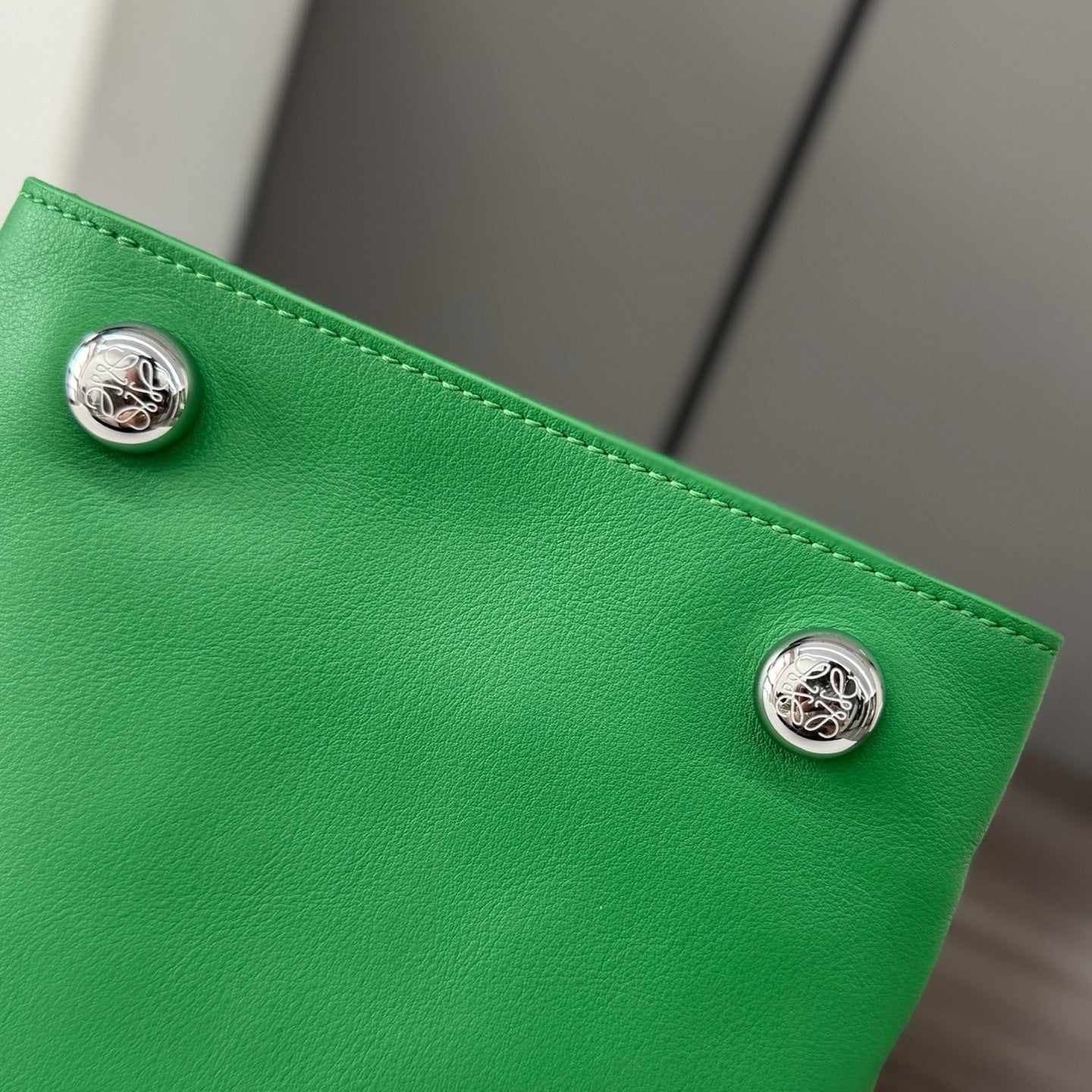 Loewe Pebble Hobo Bag 22 Green Calfskin 280584