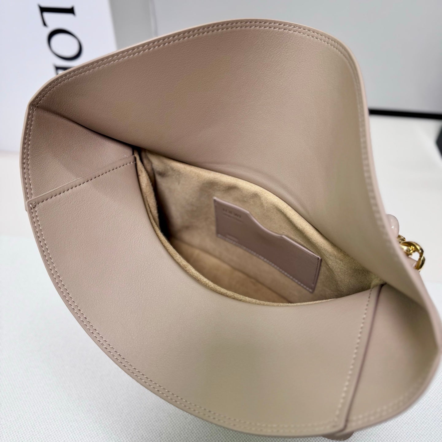 Loewe Ola Medium Bag Nude Beige Calfskin 274679